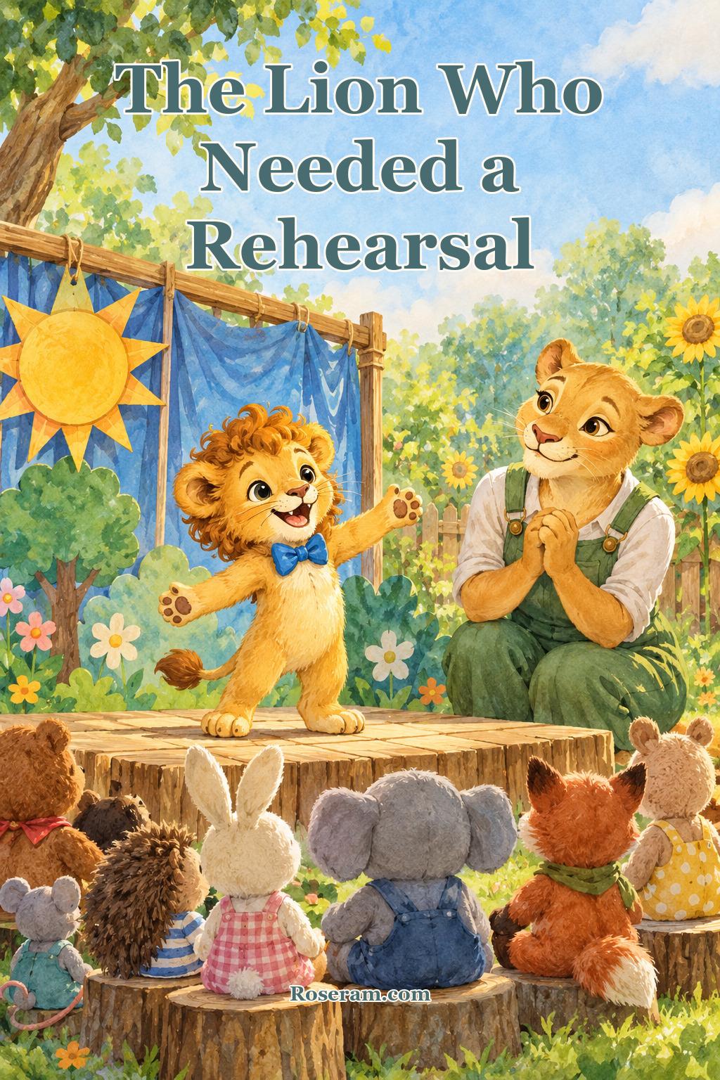 The Lion Who Needed a Rehearsal cover