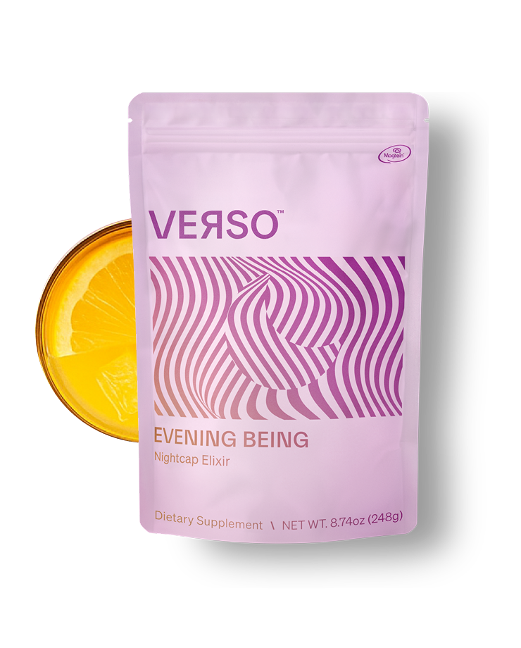 VERSO Evening Being product packaging