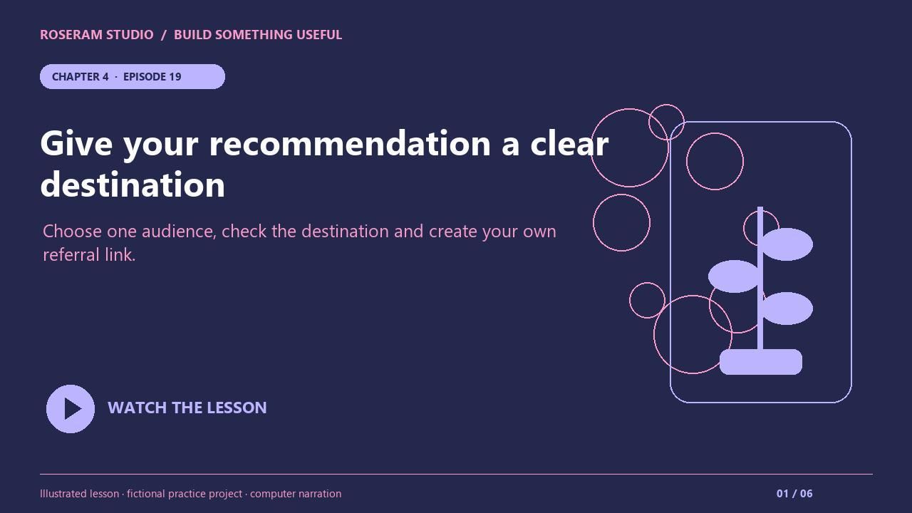 Watch: Get your link and choose an offer