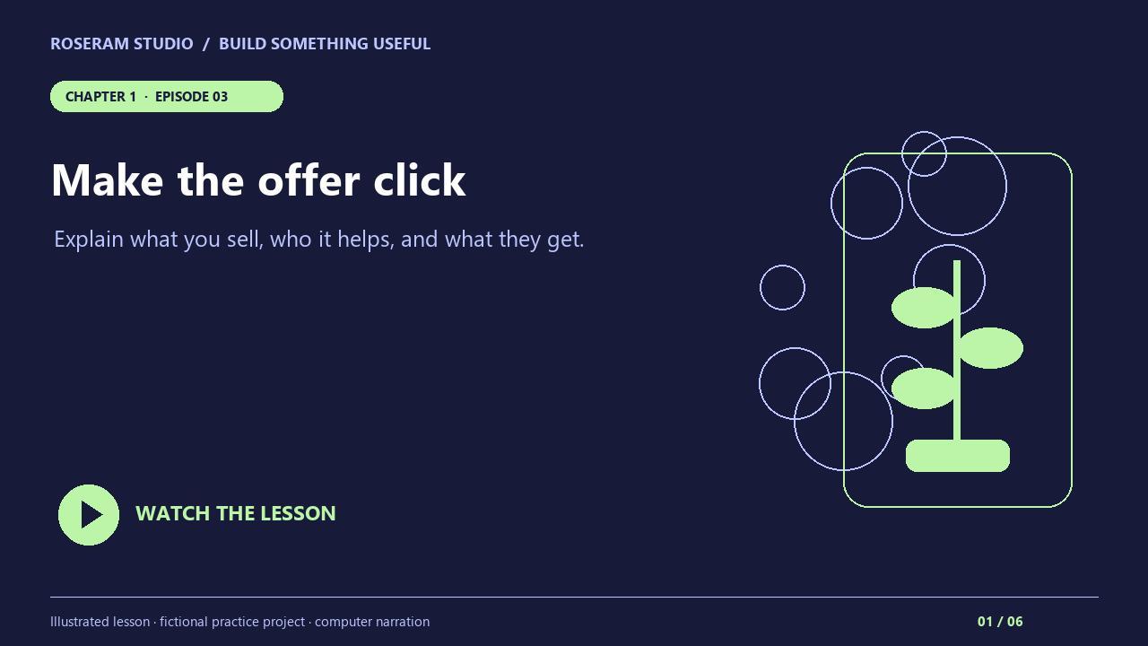 Episode 3: Make the offer click