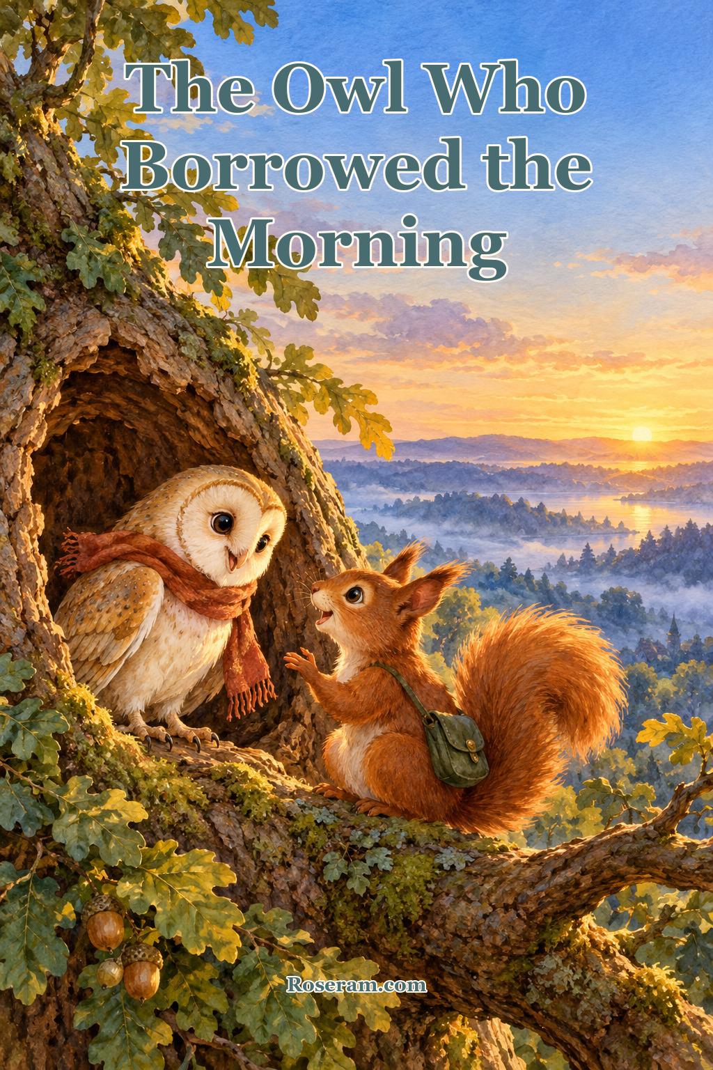 The Owl Who Borrowed the Morning cover